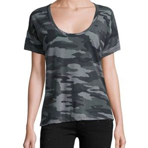 NWT current Elliott black camo tee